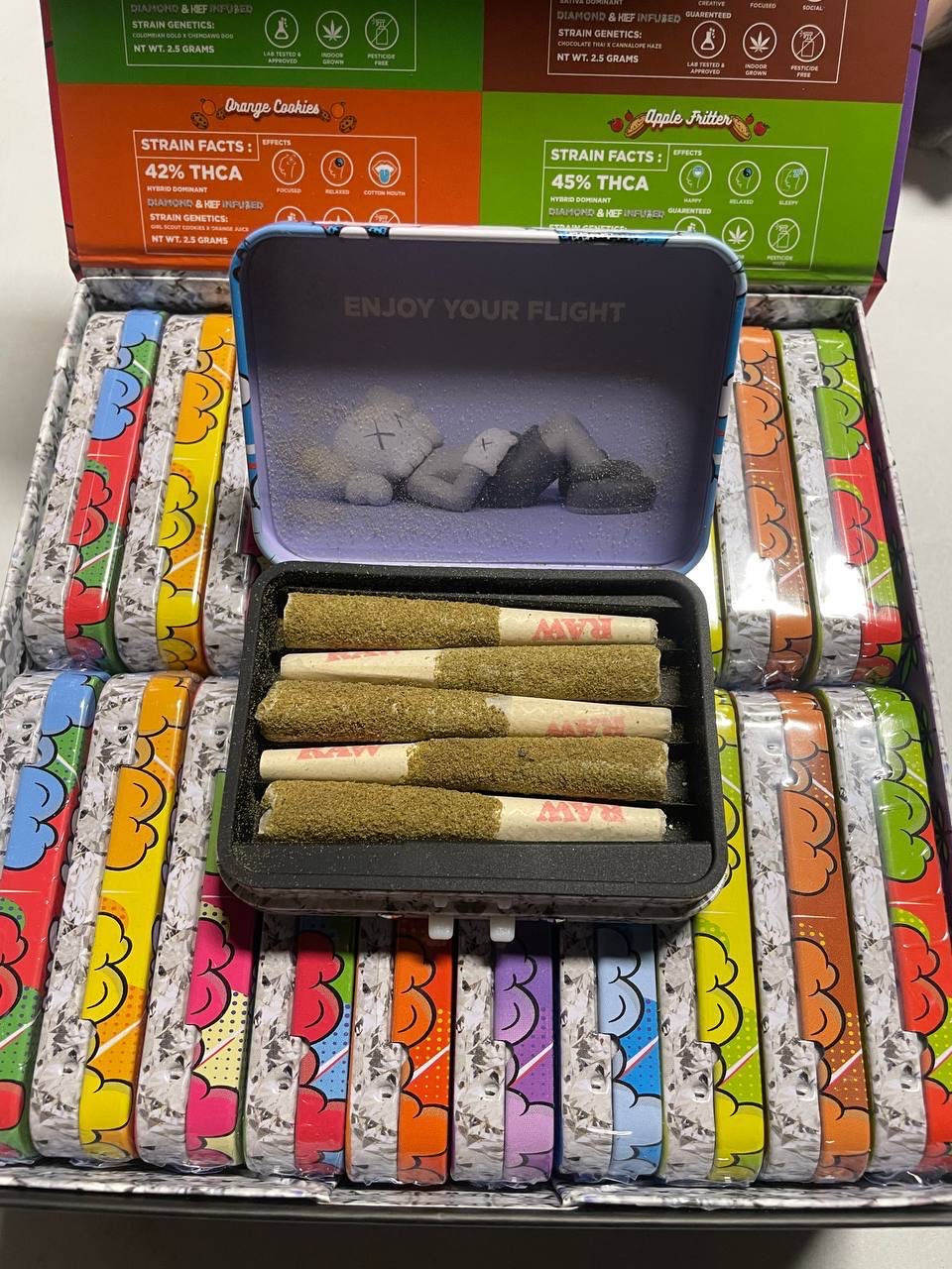 kaws kones pre rolls