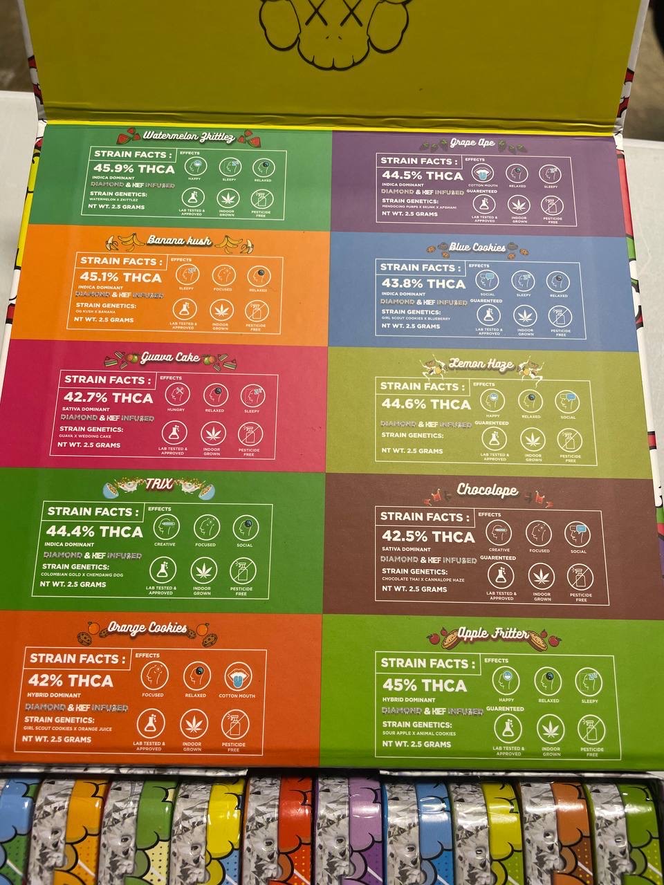 kaws kones pre rolls