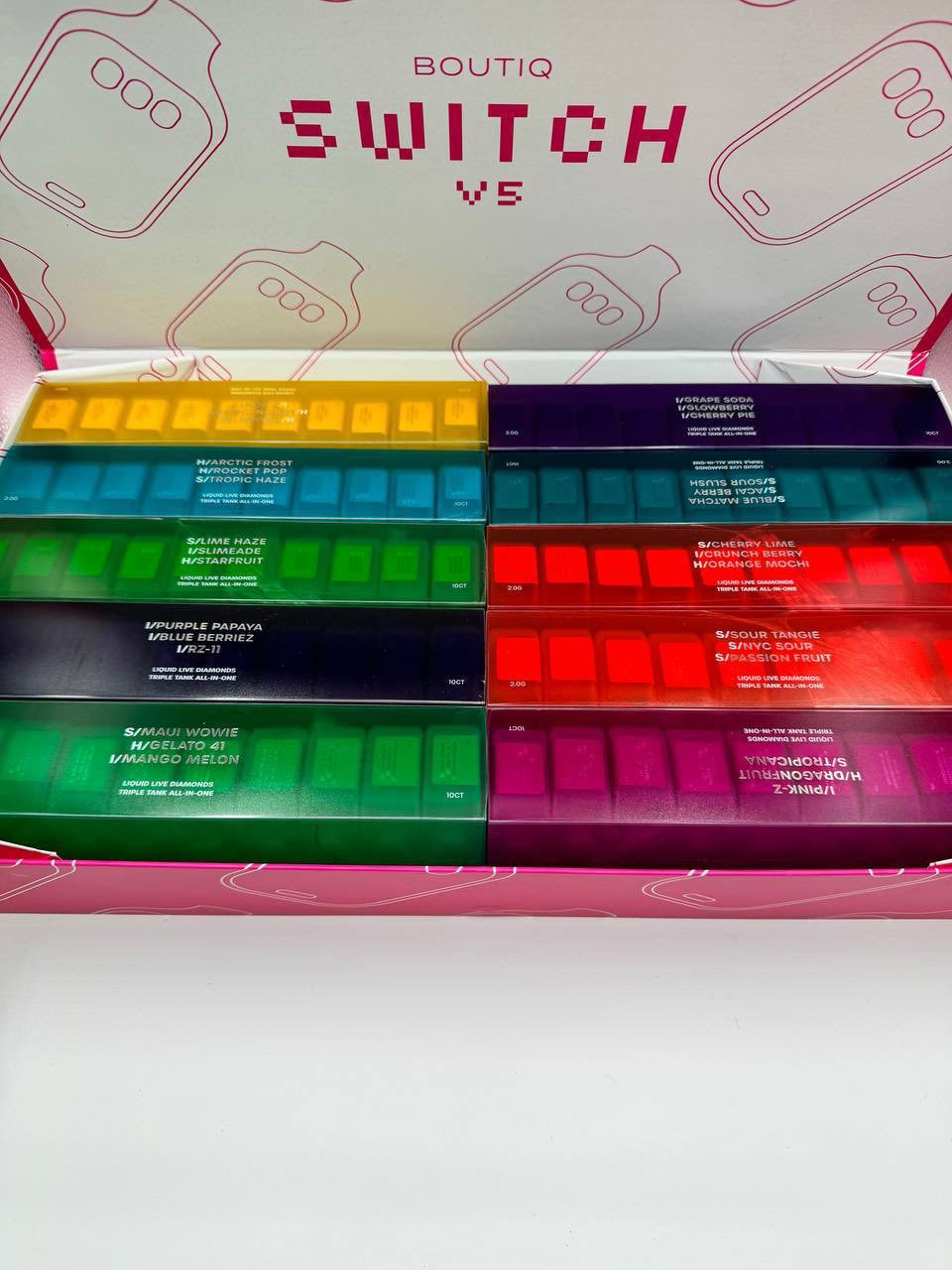 boutiq switch v5 2g disposable