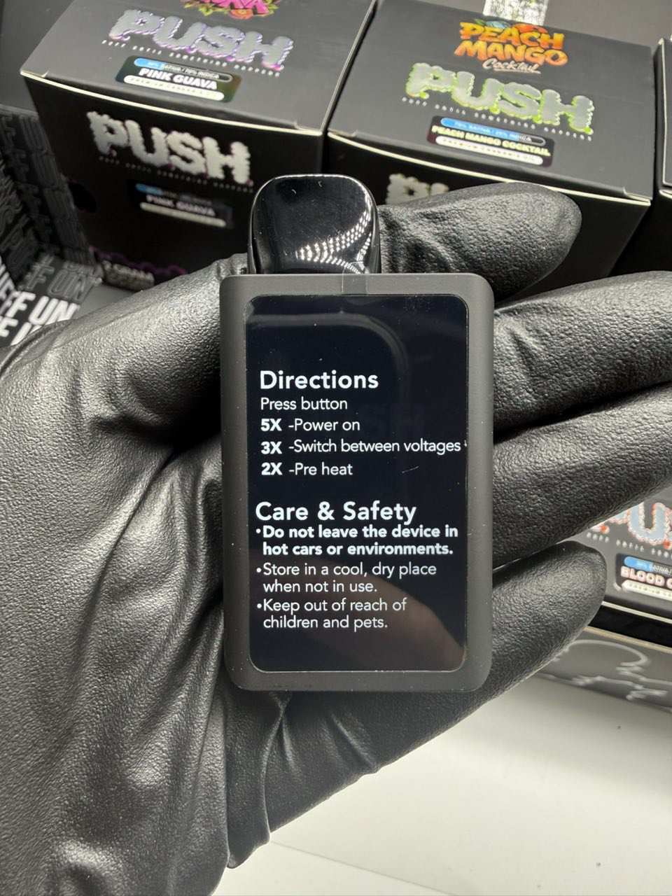 push 2g disposable with screen