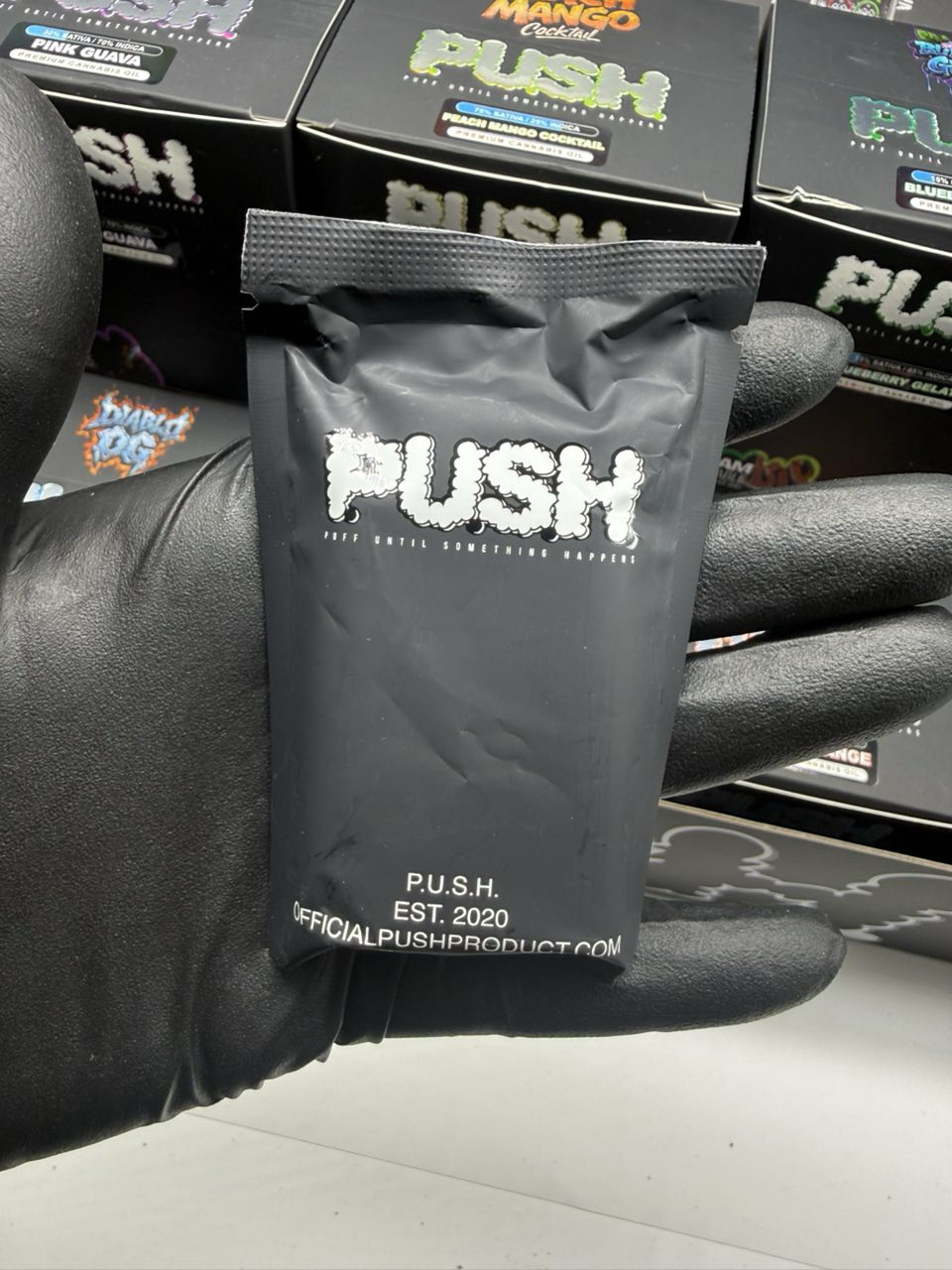 push 2g disposable with screen