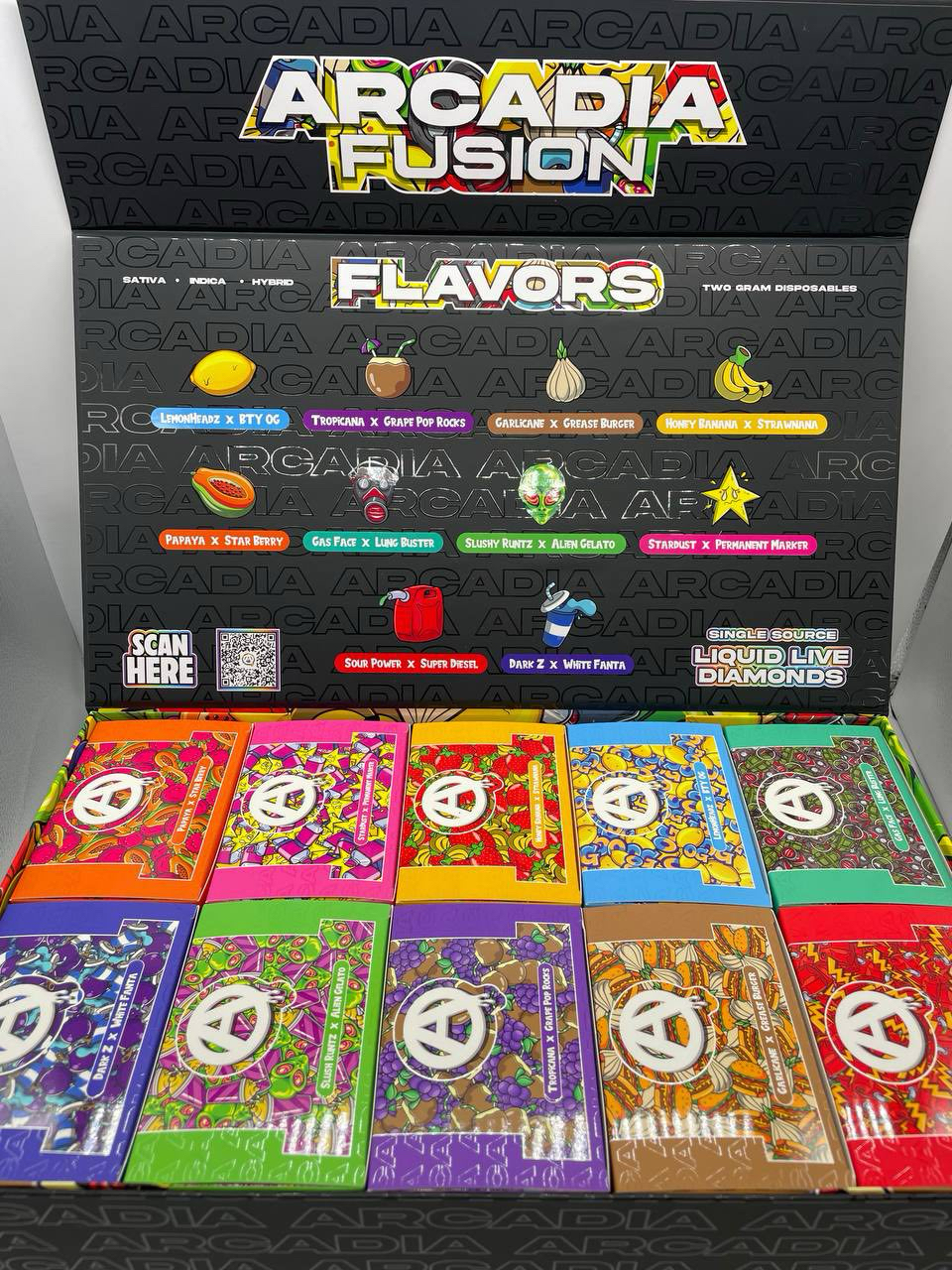 arcadia fusion 2g disposable