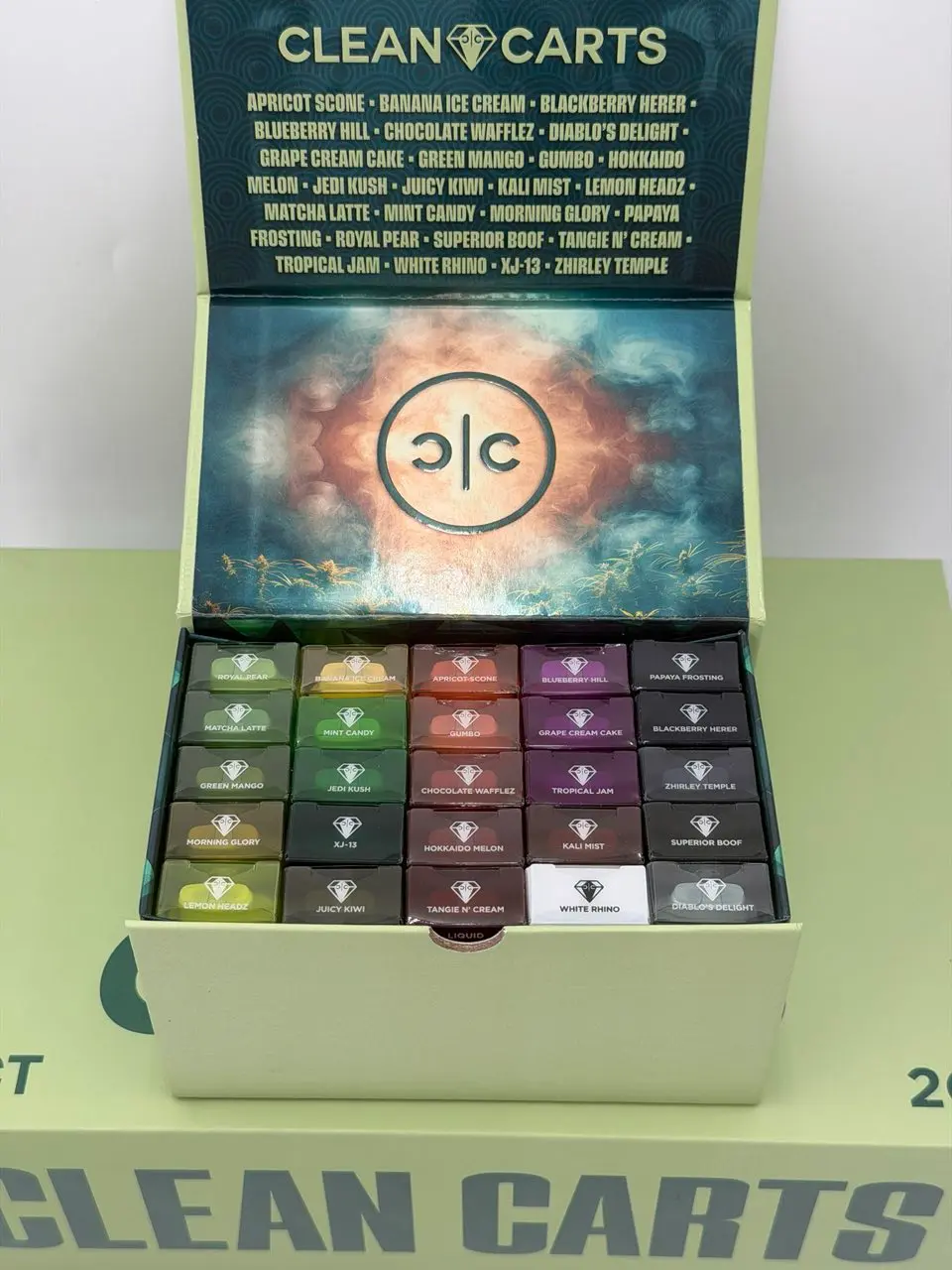 clean carts spring green edition 2g disposable